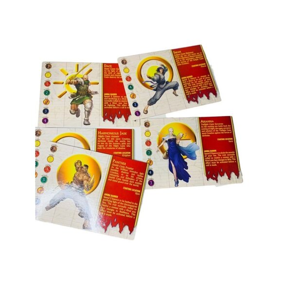 Legacy of the Unconquered Sun Game Replacement 5 Solar Cards Exalted 2nd Edition - Picture 4 of 5